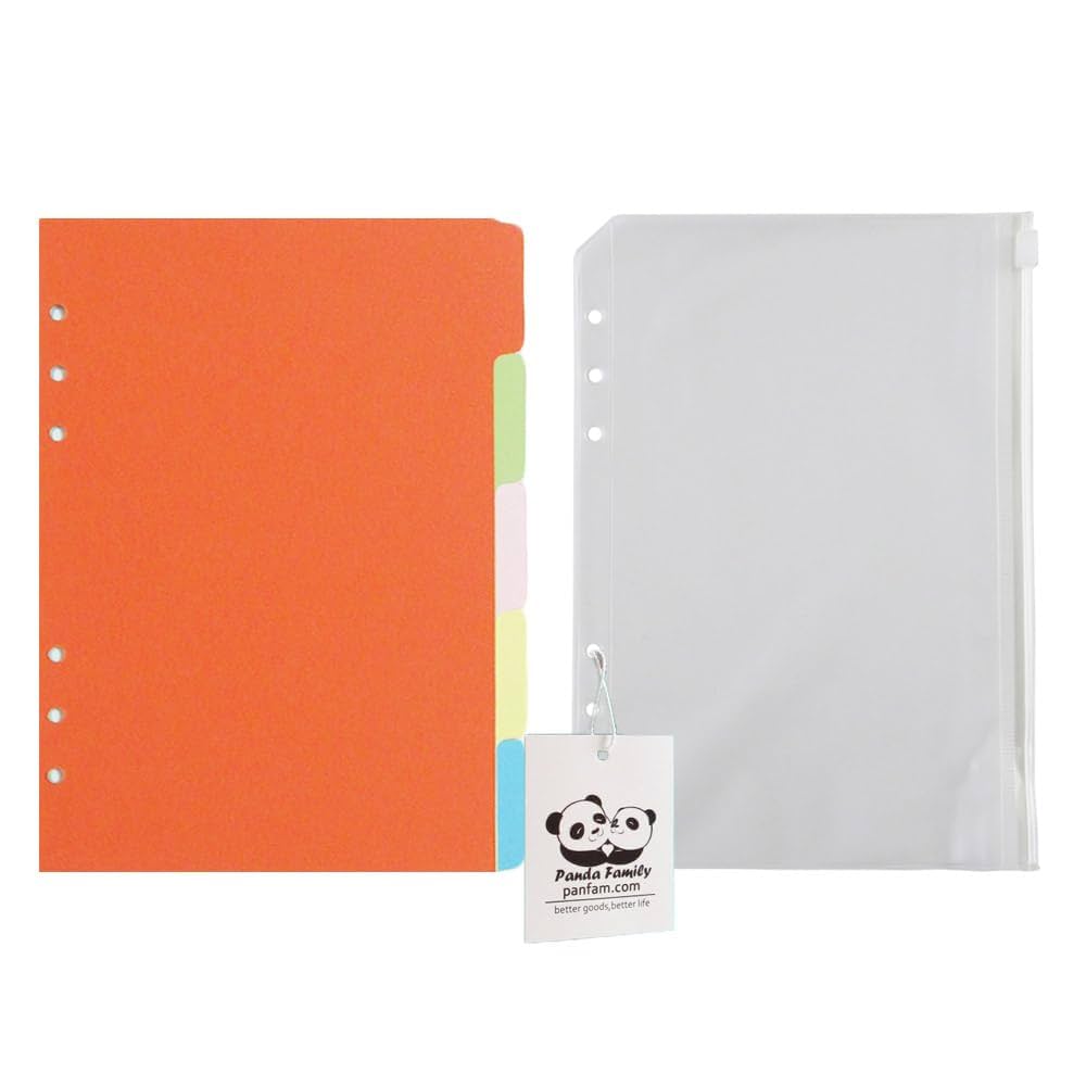 引っ越し中 6個 Amazon.co.jp: パンダファミリー インデックスシート A5 6穴